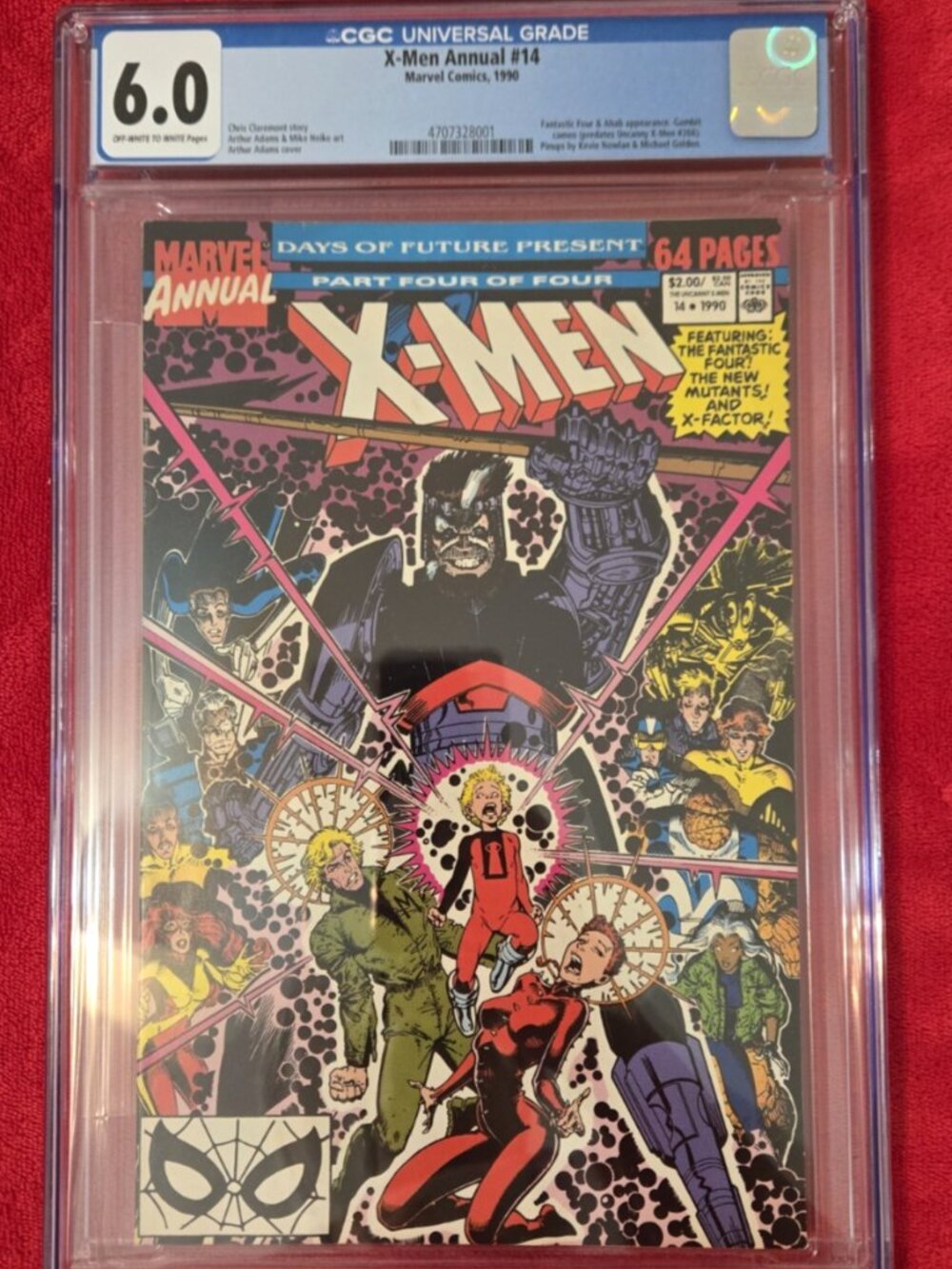 X-Men Annual #14 (1990) 1st Cameo of Gambit - CGC 6.0 White & Off White Pages